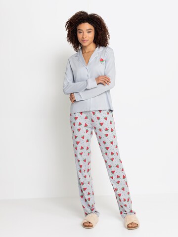 VIVANCE Pyjama in Blau