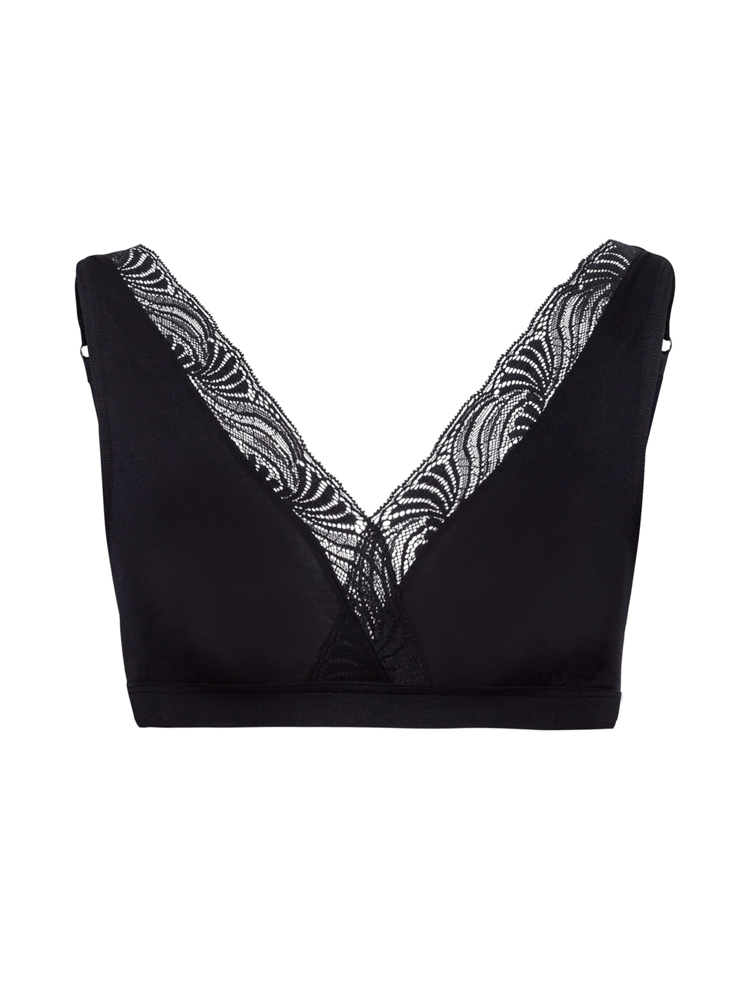 Hanro - Triangular Soutien em preto: frente