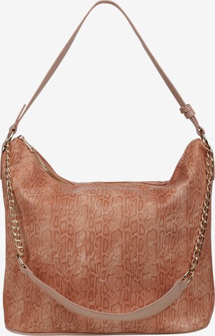 faina Shopper in Brown: front