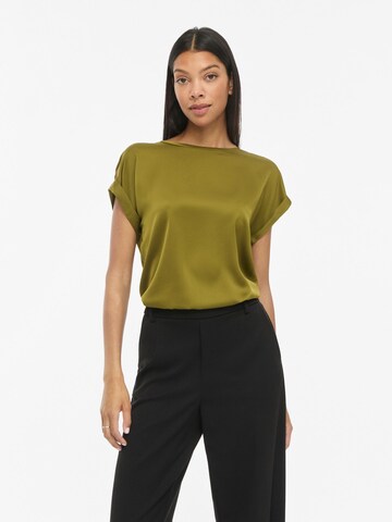 VILA Shirt 'ELLETTE' in Groen: voorkant