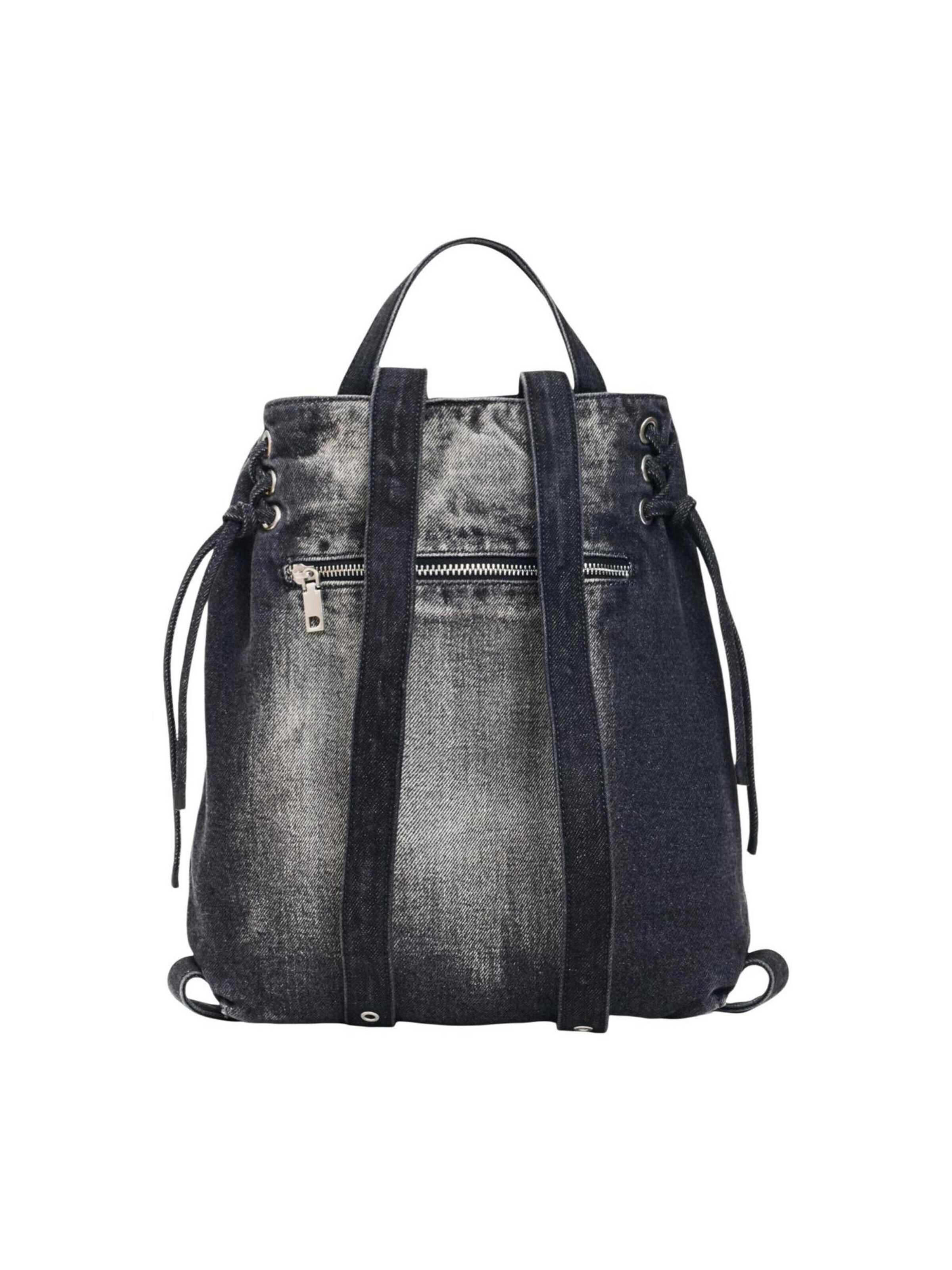 Desigual - Mochila 'BACK_HALF LOGO 26WAKD04' en negro