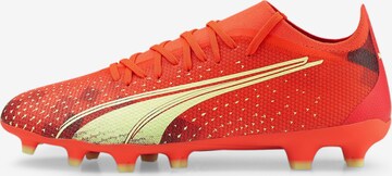 PUMA Soccer Cleats 'Ultra Match' in Orange: front