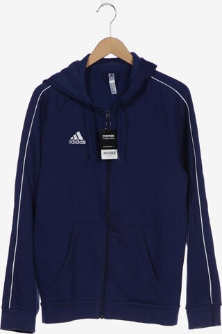 ADIDAS PERFORMANCE Sweatshirt & Zip-Up Hoodie in M in Blue: front
