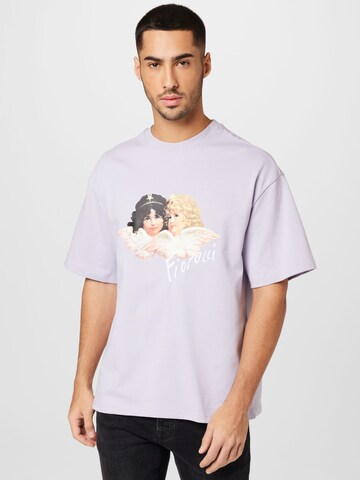T-Shirt Fiorucci en violet : devant
