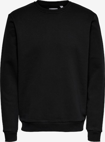 Only & Sons Sweatshirt 'Ceres' in Black: front