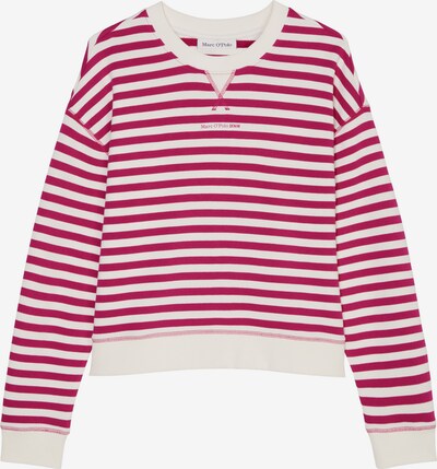 Marc O'Polo DENIM Sweater majica u roza / bijela, Pregled proizvoda