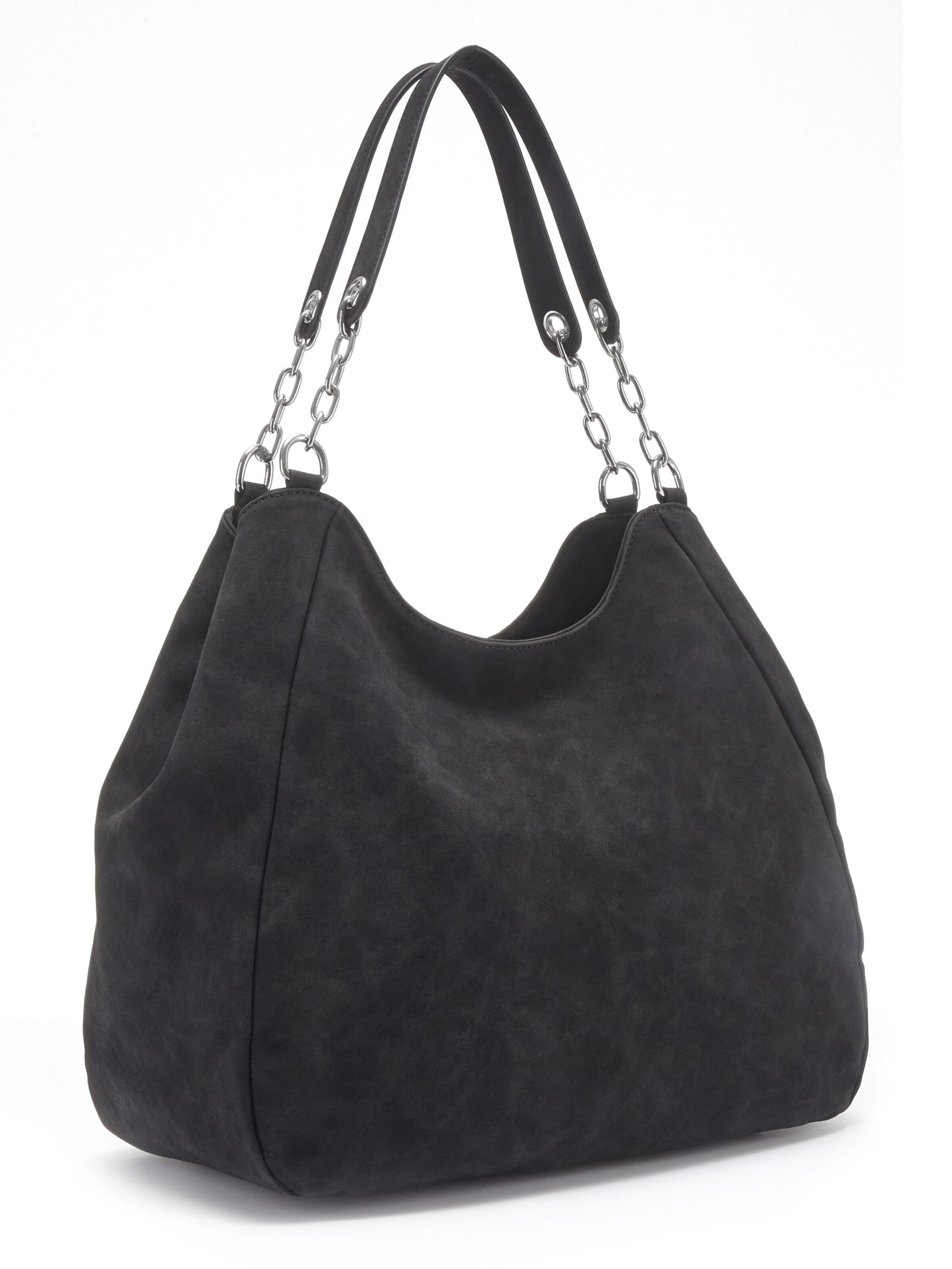 VIVANCE - Bolso de mano en negro: frente