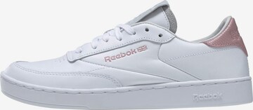 Baskets basses 'Clean Shoes' Reebok Classics en blanc : devant
