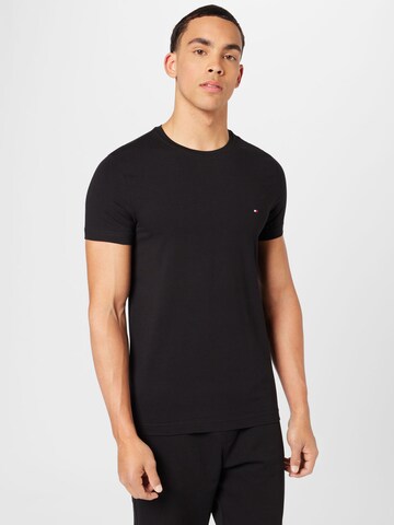 T-Shirt TOMMY HILFIGER en noir : devant