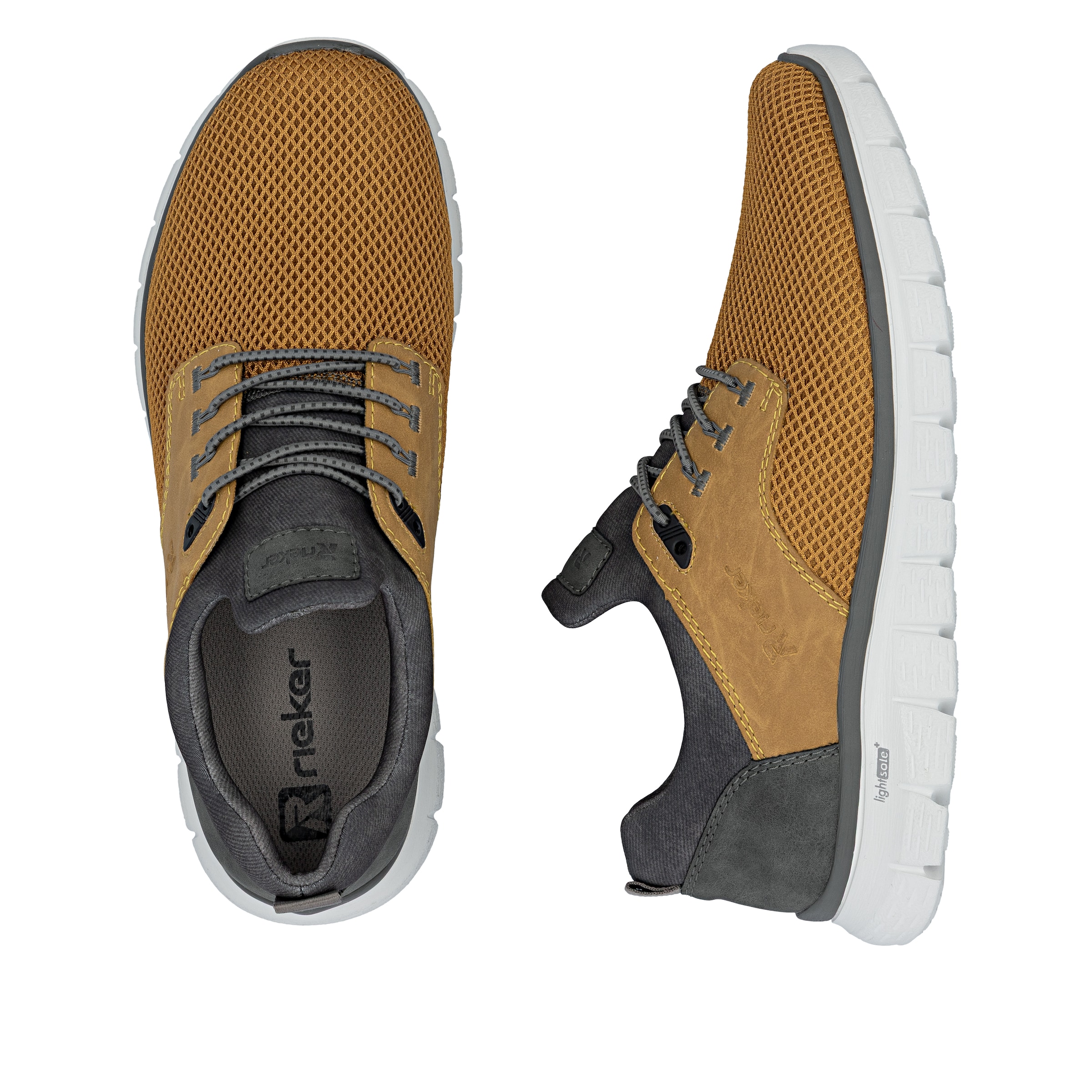 Chaussure basse Rieker en jaune