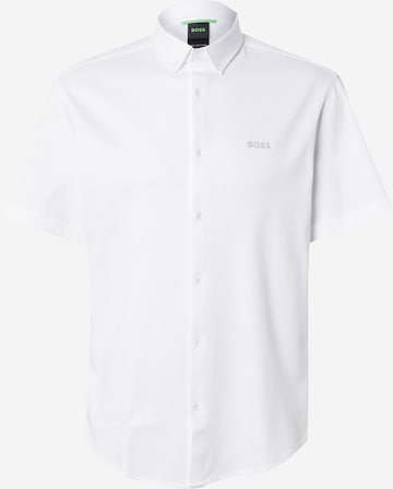 BOSS Regular Fit Hemd 'B_Motion_S' in Weiß: Vorderseite