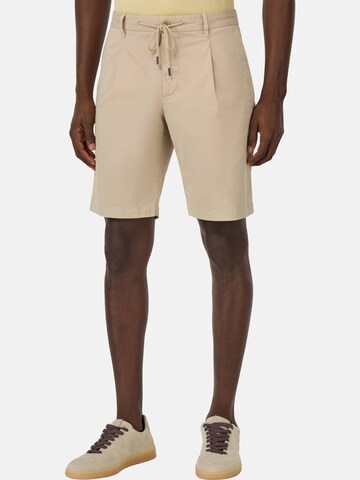 Regular Pantalon Boggi Milano en beige : devant