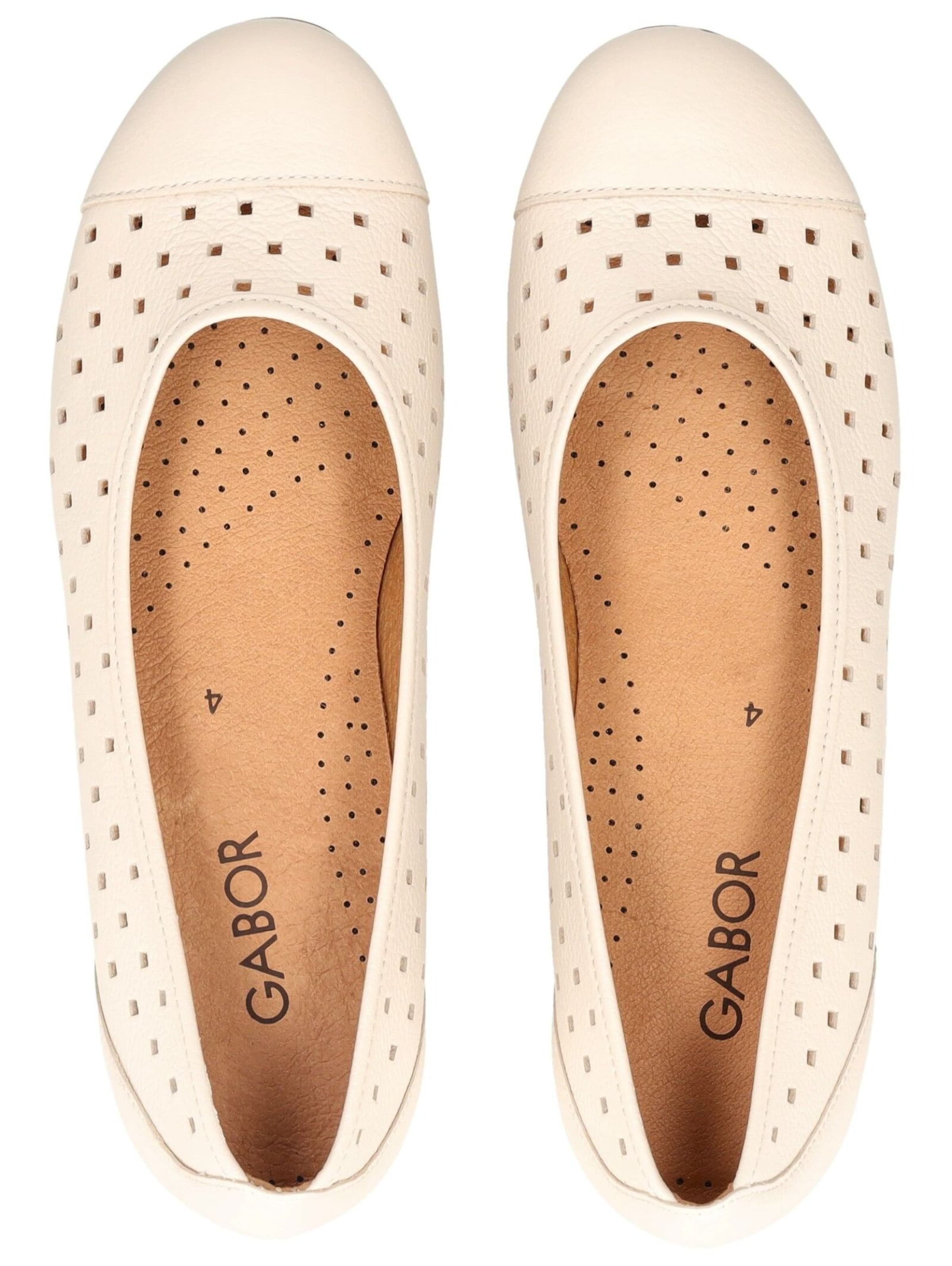 Ballerina di GABOR in bianco