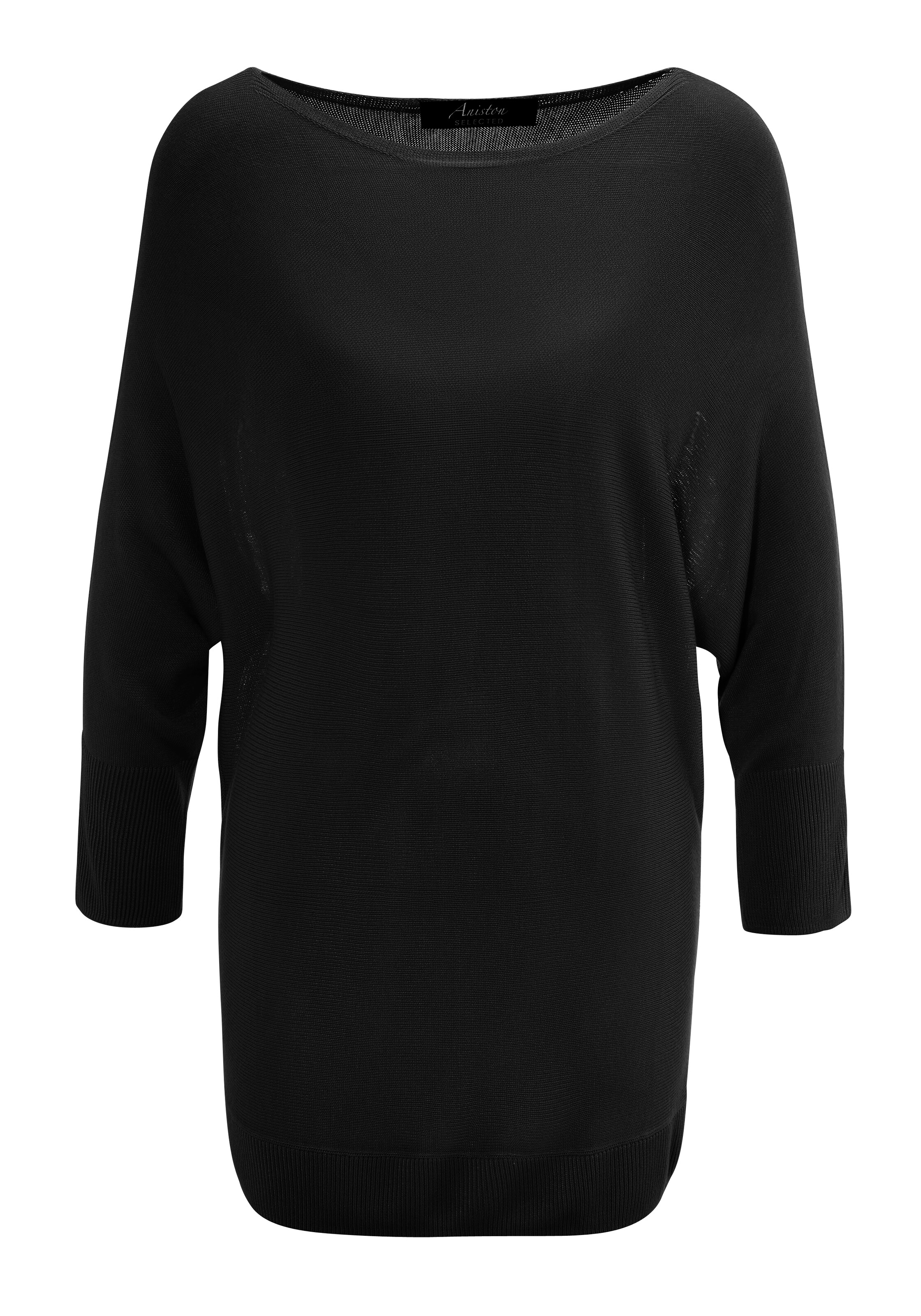 Aniston SELECTED Pullover in Schwarz: Vorderseite