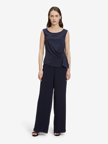 Wide Leg Pantalon Vera Mont en bleu