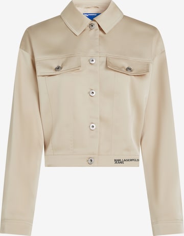KARL LAGERFELD JEANS Välikausitakki värissä beige: etupuoli
