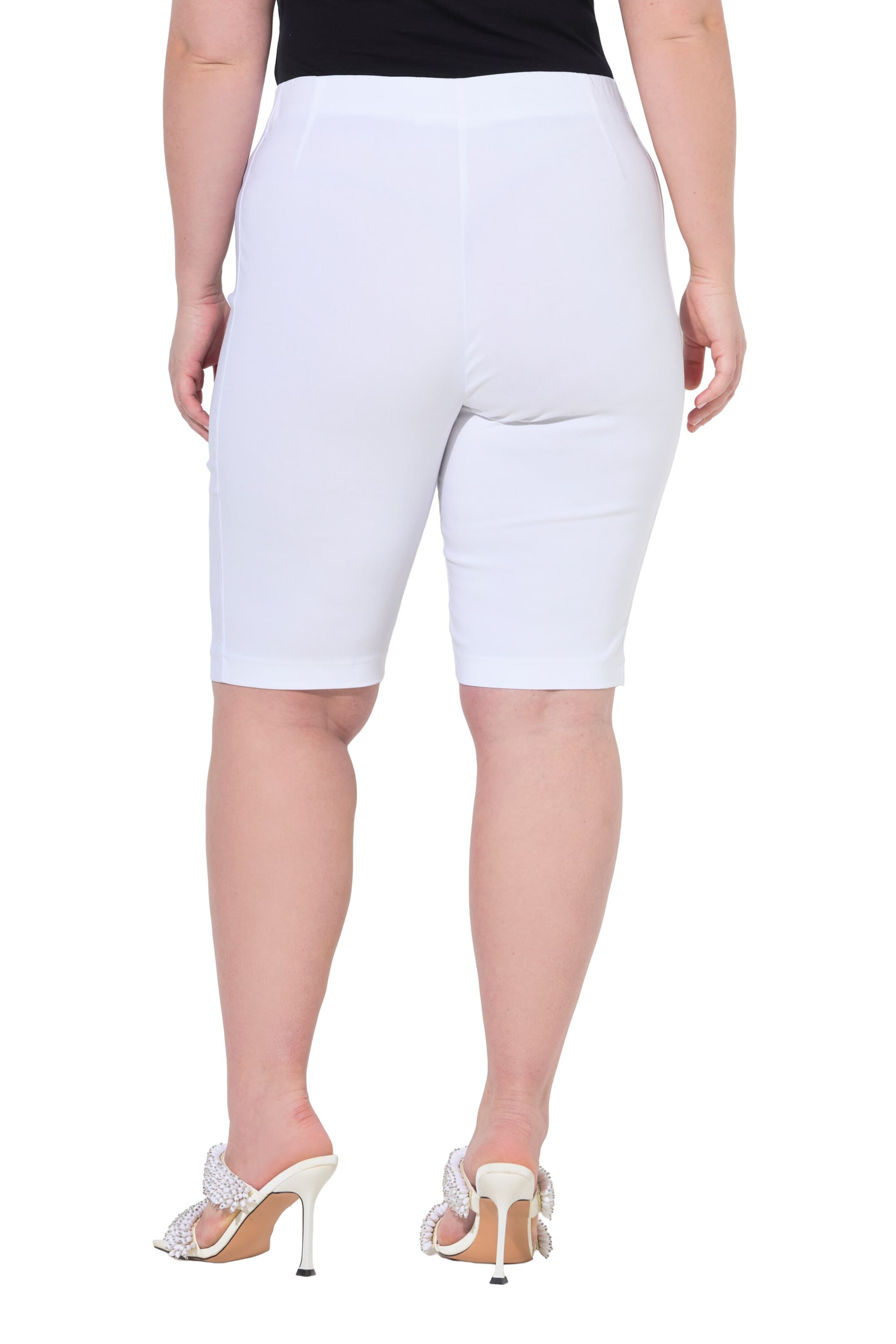 MIAMODA Slimfit Broek in Wit