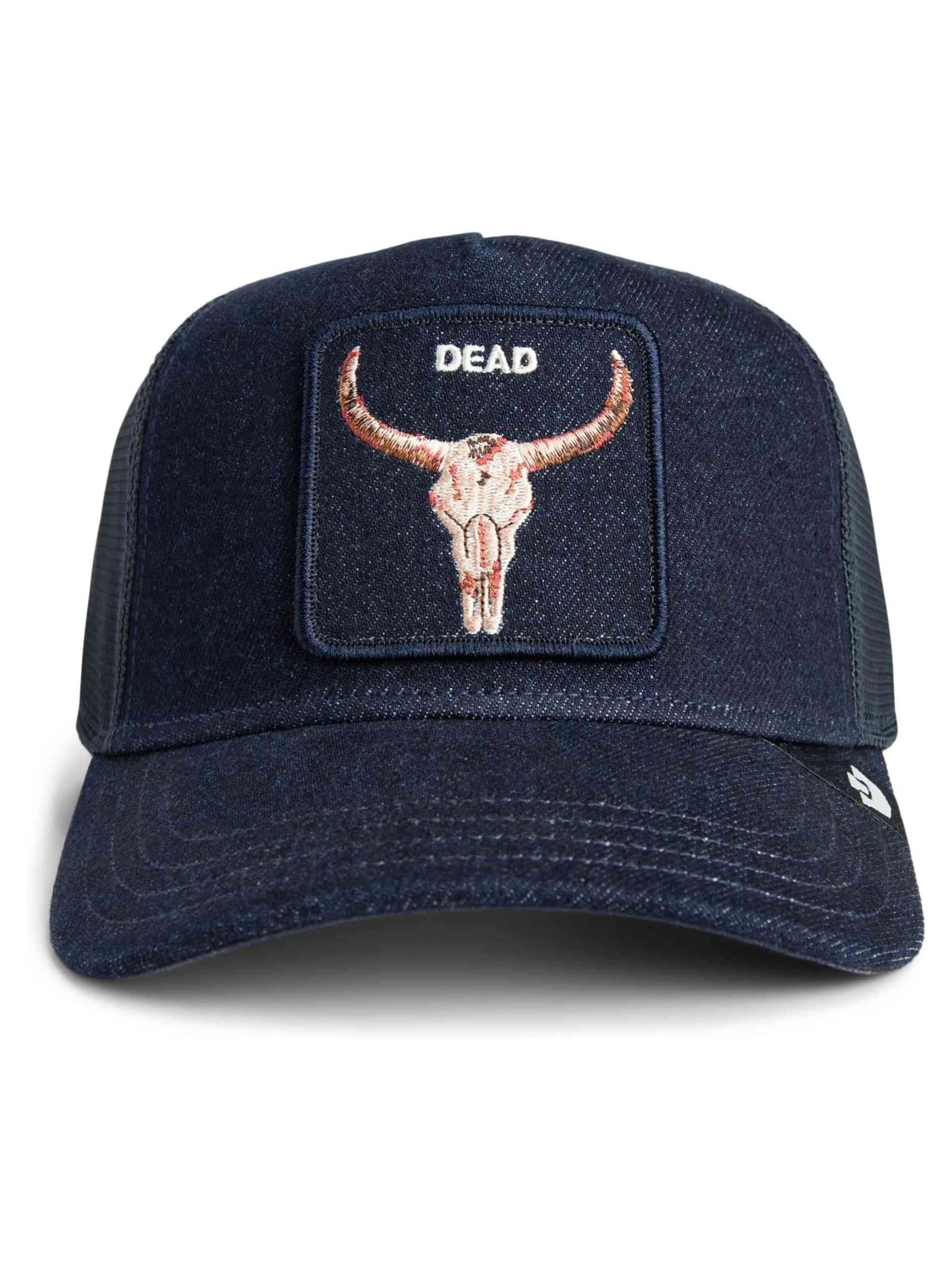 GOORIN Bros. Hætte 'Gorra goorin bros vaquera mojada calavera denim dead trucker cap' i 54-64 i mørkeblå, Produktvisning