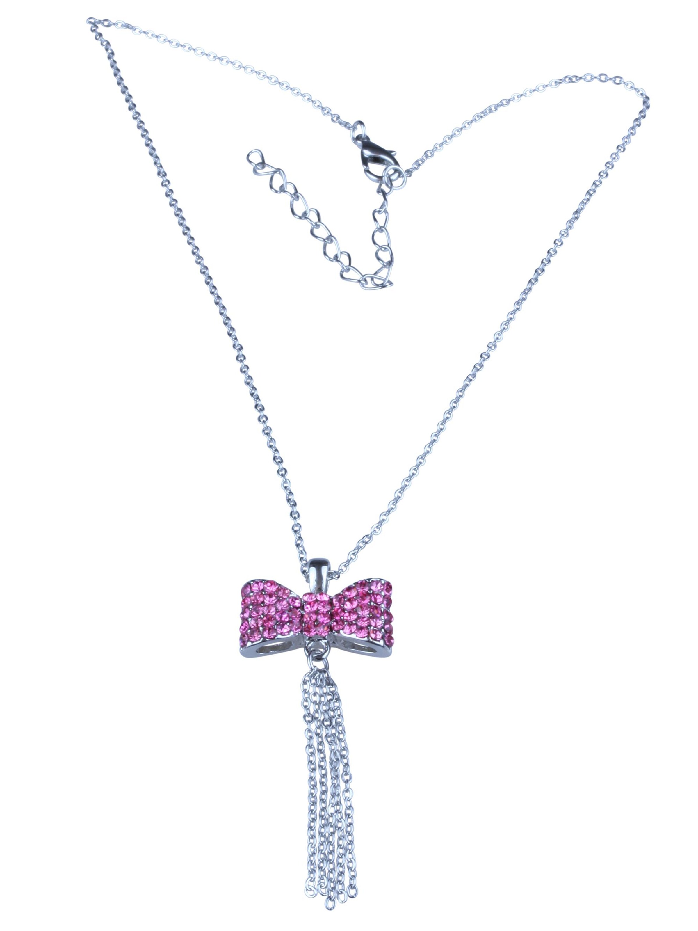 COLLEZIONE ALESSANDRO Necklace 'Steffi' in Pink: front