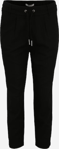 Only Petite Regular Pleat-Front Pants 'CARO-POPTRASH EASY' in Black: front