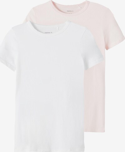 NAME IT Skjorte i lyserosa / hvit, Produktvisning