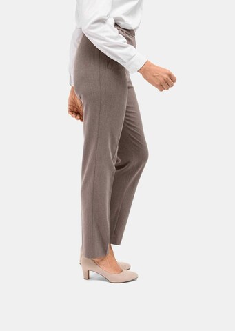Regular Pantalon 'Martha' Goldner en gris