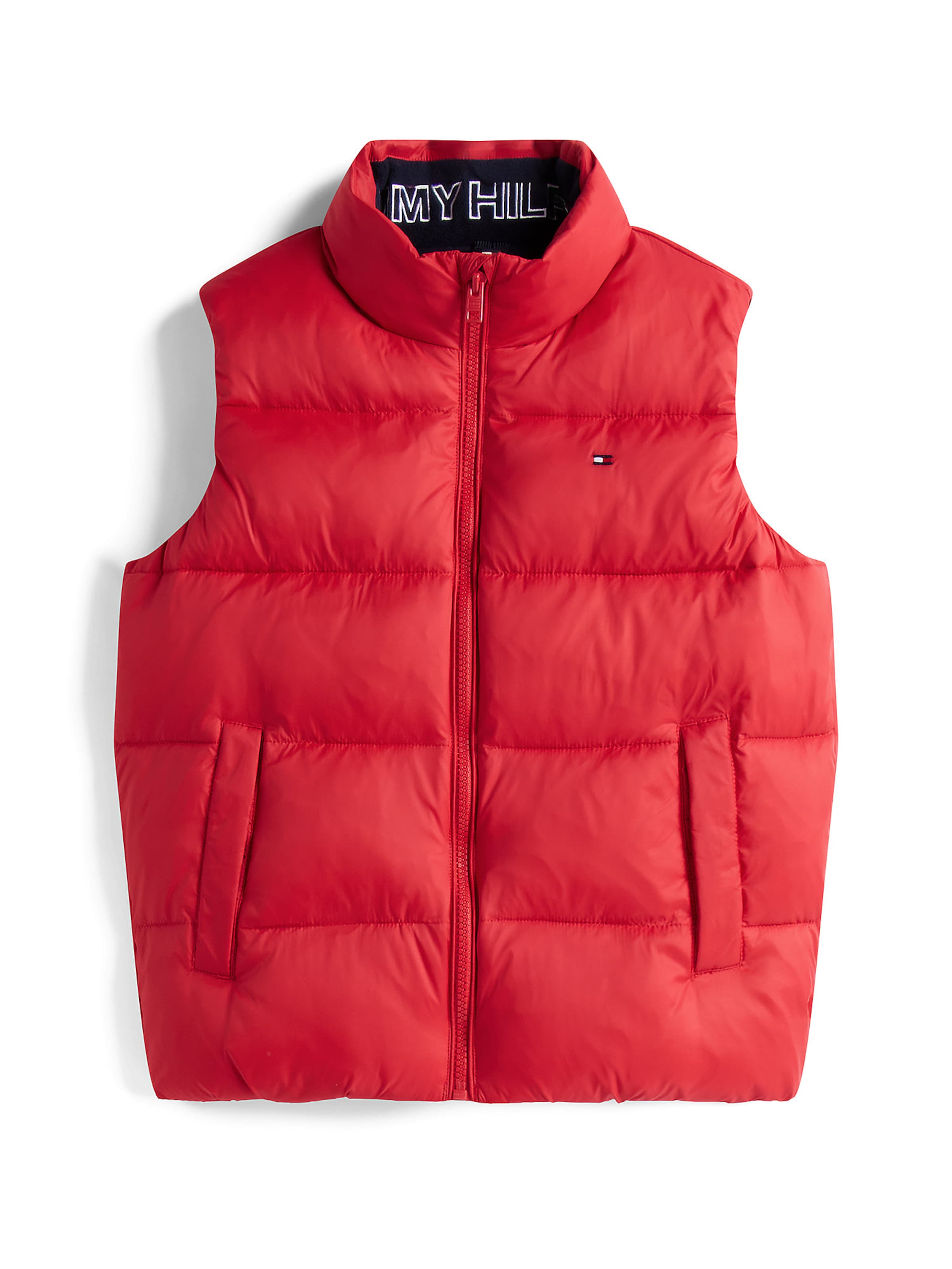 Gilet TOMMY HILFIGER en rouge : devant