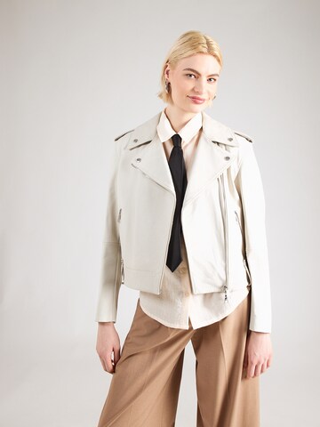 BOSS Демисезонная куртка 'C_Sandy' в Белый: спереди