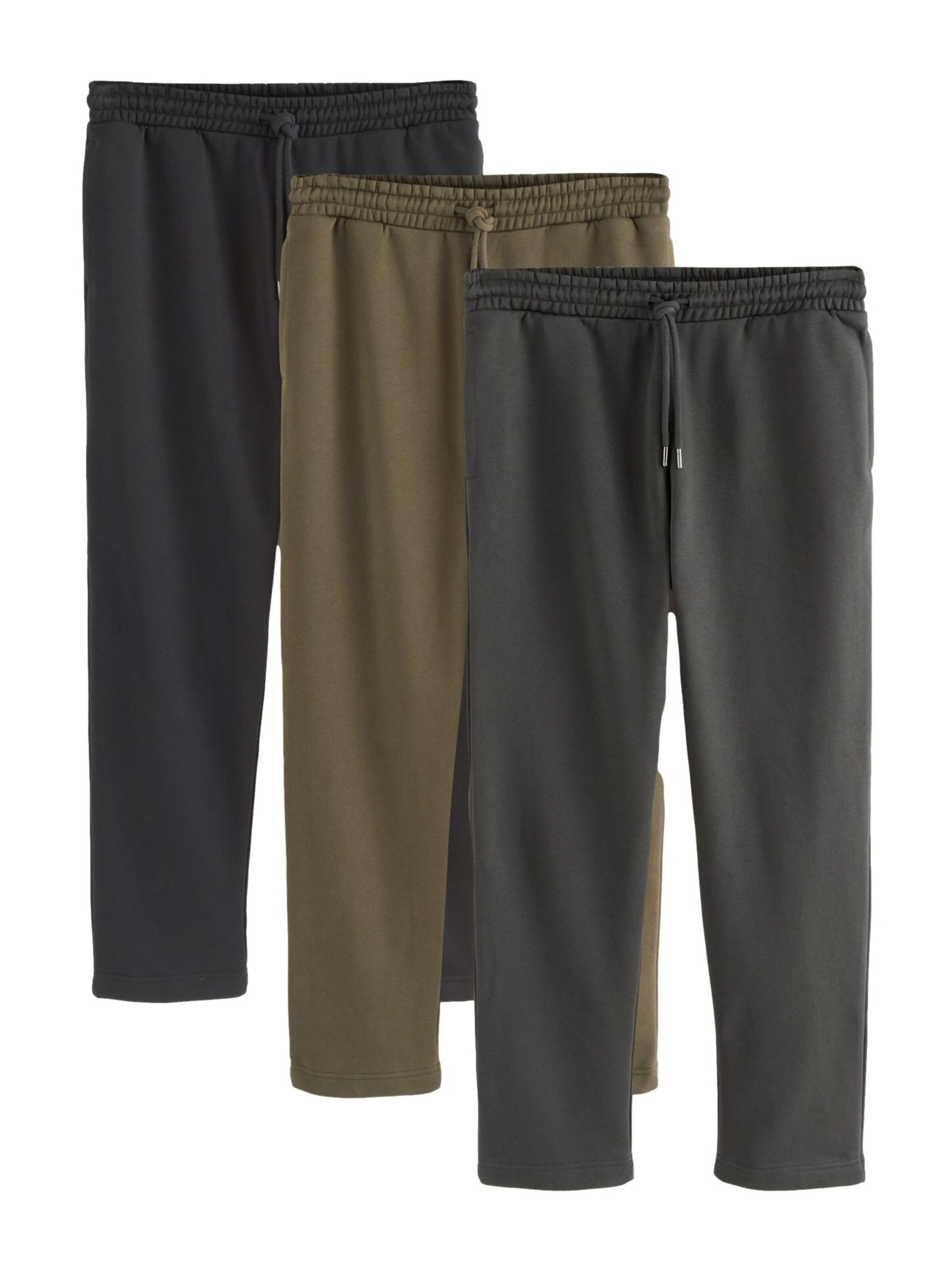 Next Regular Trousers in Black: front