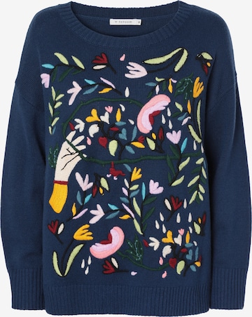 TATUUM Neulepaita värissä sininen: etupuoli