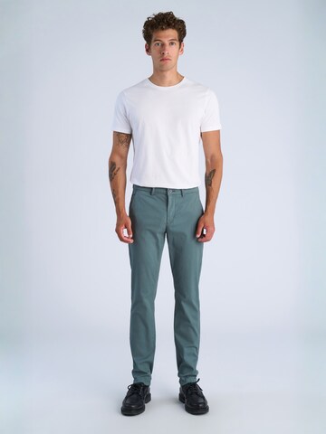 Coupe slim Pantalon chino Lindbergh en gris