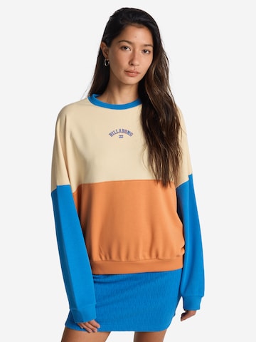 BILLABONG Sweatshirt 'Jump Around Block' in Beige: front
