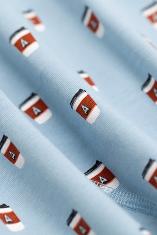 A-dam Boxershorts 'Take Away Coffee' in Blauw