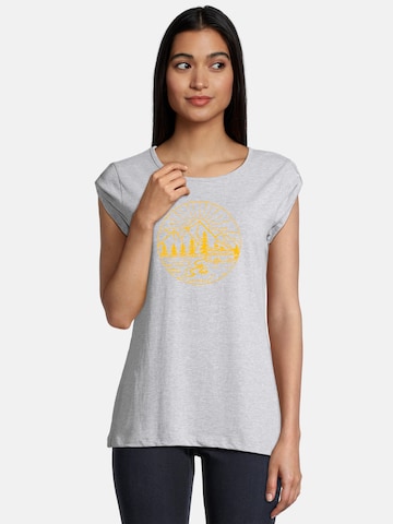 T-shirt salzhaut en gris : devant