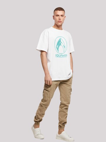 F4NT4STIC T-Shirt 'DC Comics Aquaman Aqua' in Weiß