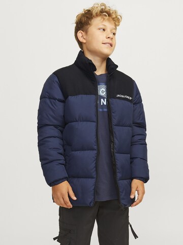 Jack & Jones Junior Vinterjakke i blå: forside