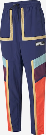 PUMA Hose 'Court Side' in blau / azur / gelb / orange, Produktansicht