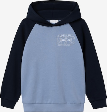 Sweat 'Volmar' NAME IT en bleu : devant