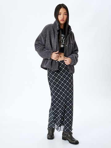 Koton Fleece jas in Grijs