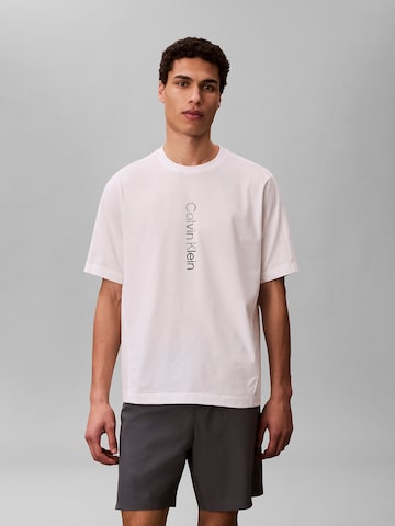 Calvin Klein Sport Performance shirt in White: front