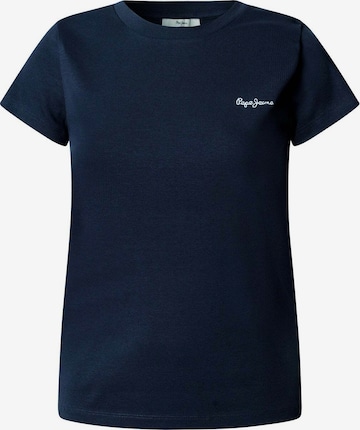 Pepe Jeans - Camiseta en azul: frente