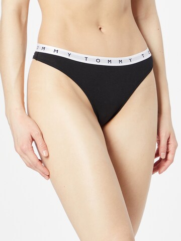 Tommy Jeans String in Black: front