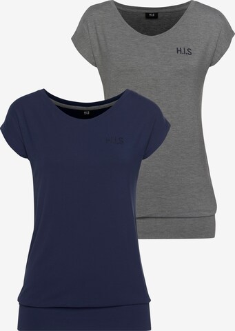 H.I.S Shirt ' 2er Pack' in Blue: front