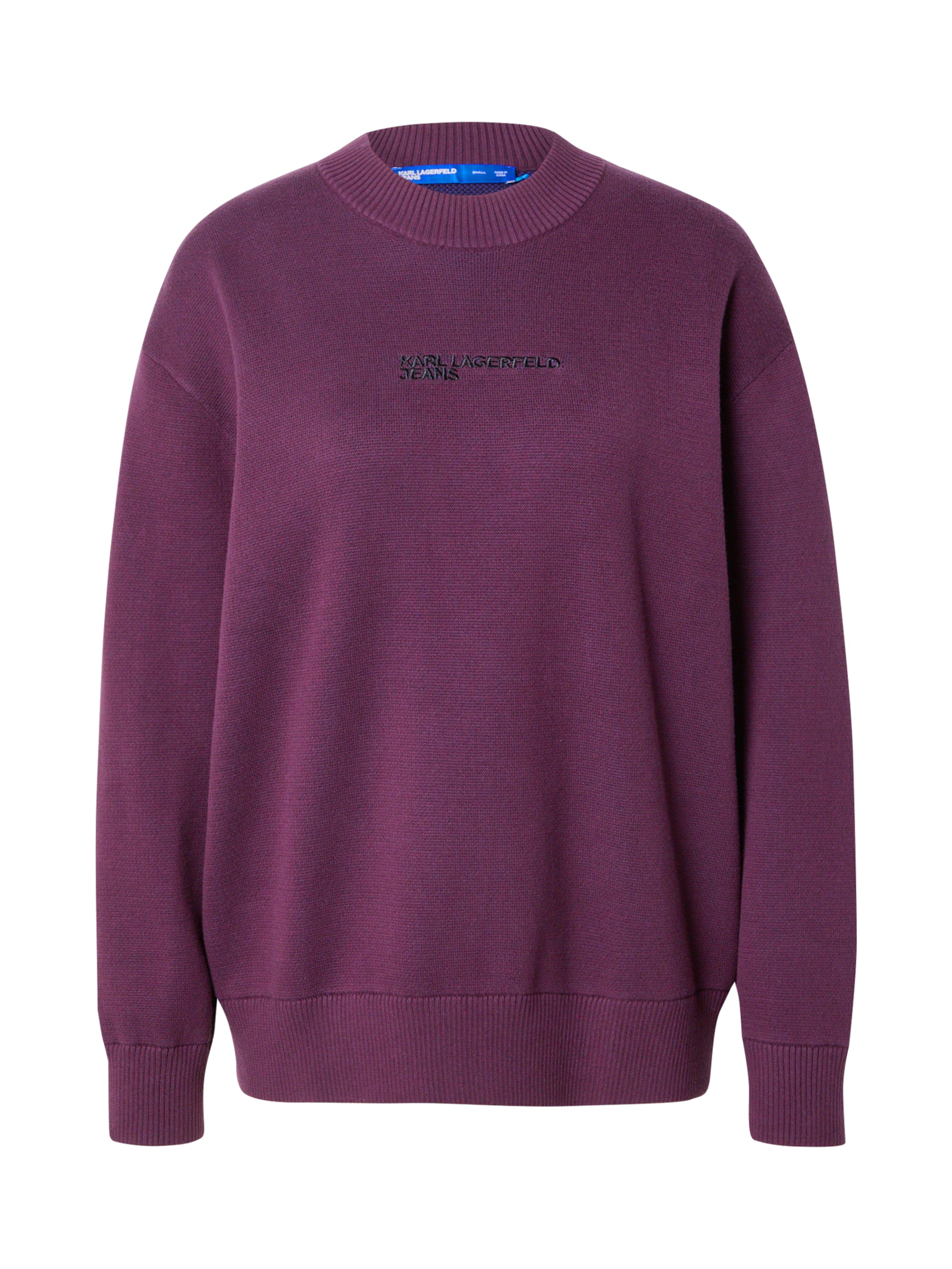KARL LAGERFELD JEANS Pulóver - lila: elől