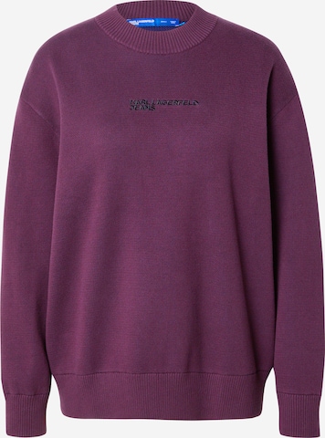 KARL LAGERFELD JEANS Pullover in Lila: Vorderseite