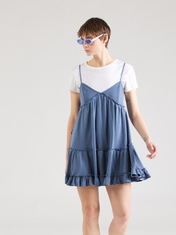 Rochie de vară de la Superdry pe albastru: față