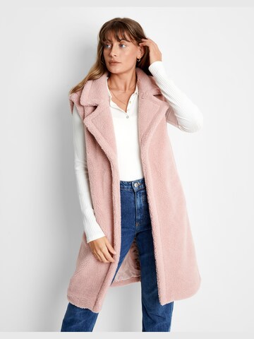 Gilet 'Bella' Threadbare en rose : devant