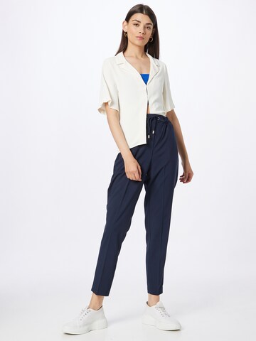 Regular Pantalon à plis Koton en bleu
