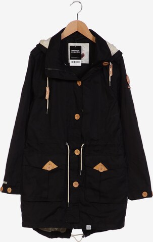 khujo Jacket & Coat in L in Black: front