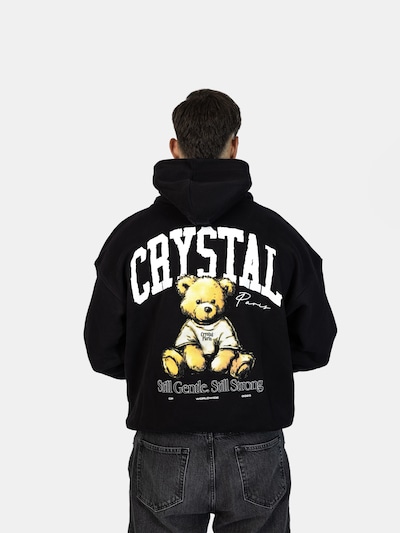Crystal Paris Sweatshirt 'Gentle' in de kleur Zwart, Productweergave